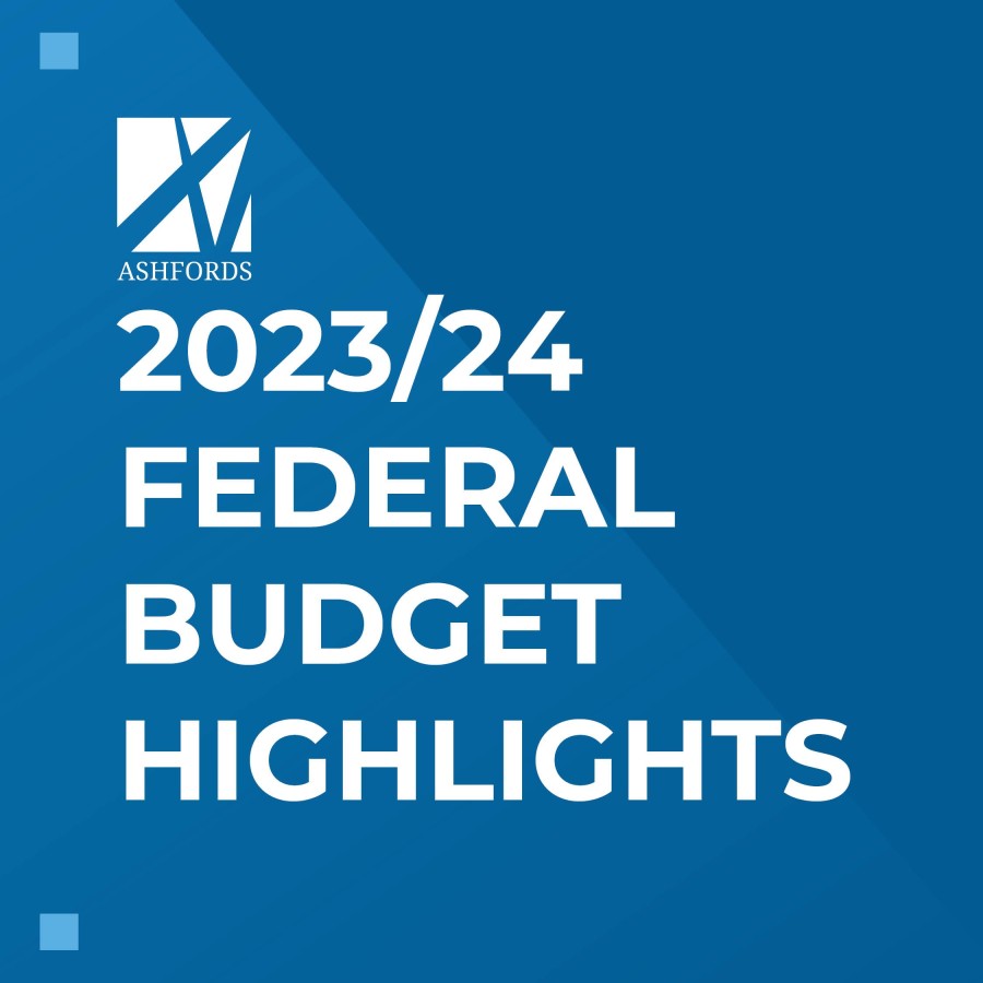 Ashfords 2023/24 Federal Budget Highlights