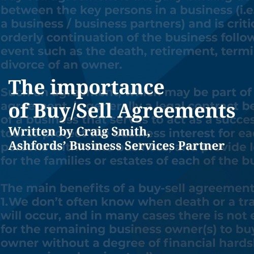The Importance of Buy/Sell Agreements